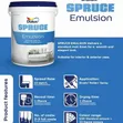 Dulux Spruce Emulsion Paint (Steeze White), 20L - 1