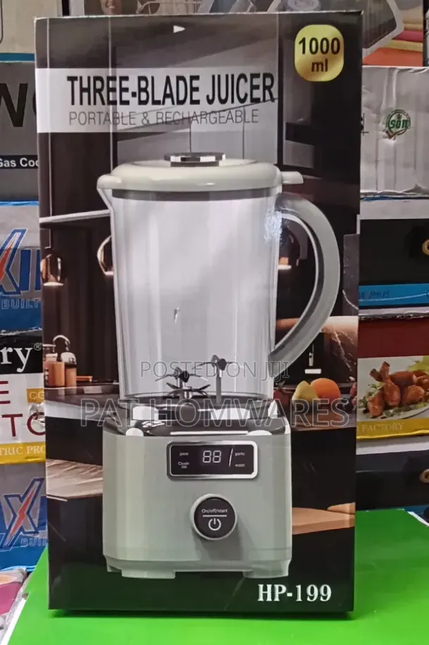 Rechargeable 3-Blade Juicer HP-199 - 1
