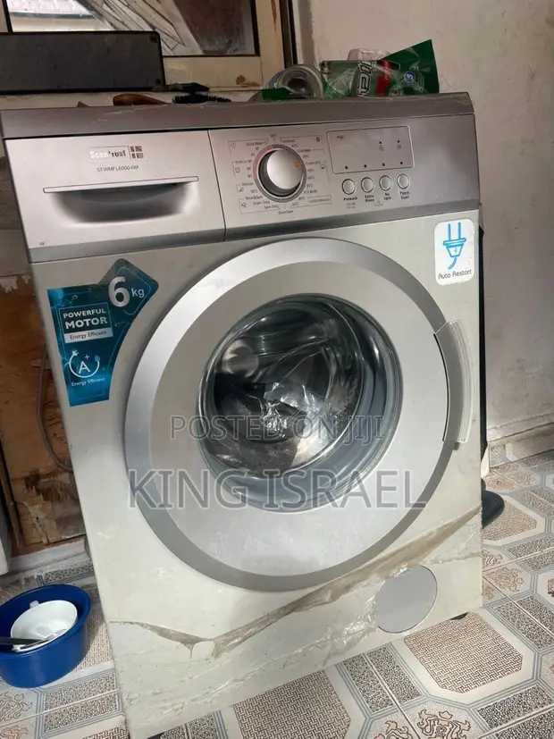Scanfrost 6 Kg Mai Wanke Kayan Wuta Ta Atomatik - 1