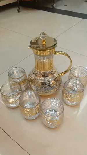 Luxury Glass Water Pitcher tare da Kofuna 6
