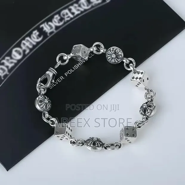 Stylish Men's Stainless Steel Bracelet - 1