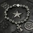 Stylish Men's Stainless Steel Bracelet - 4
