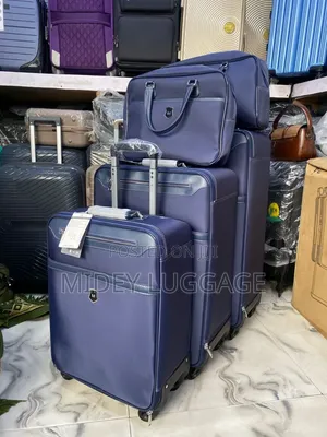 Set of 5 Fabric Luggage Boxes