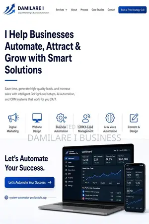 Digital Marketing, Website Design & Business Automation Services