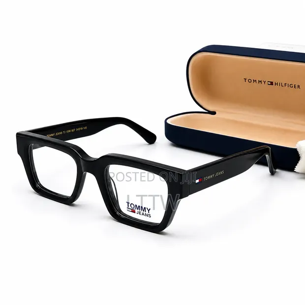 Tommy Jeans Eyeglasses masu salo - Baki, Shuɗi & Tortoiseshell Frames - 1