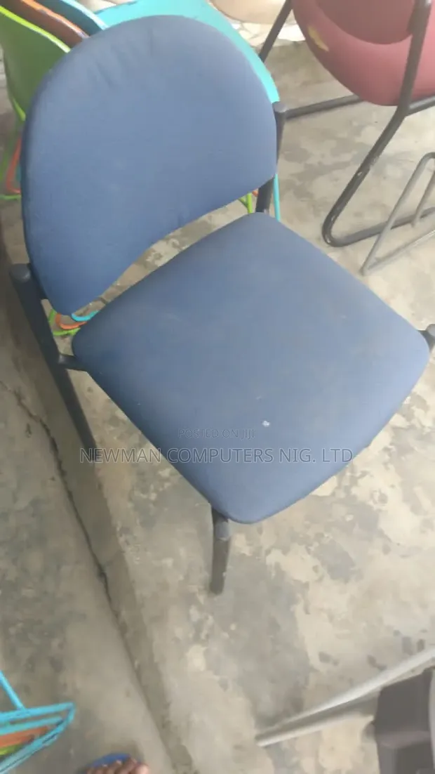 Home Interiors Blue Fabric Chairs (Set of 4) - 1