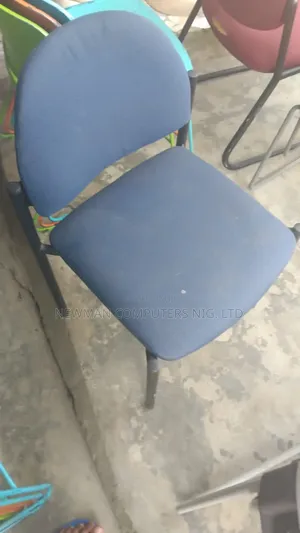 Home Interiors Blue Fabric Chairs (Set of 4)