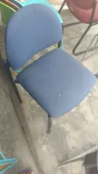 Home Interiors Blue Fabric Chairs (Set of 4) - 1
