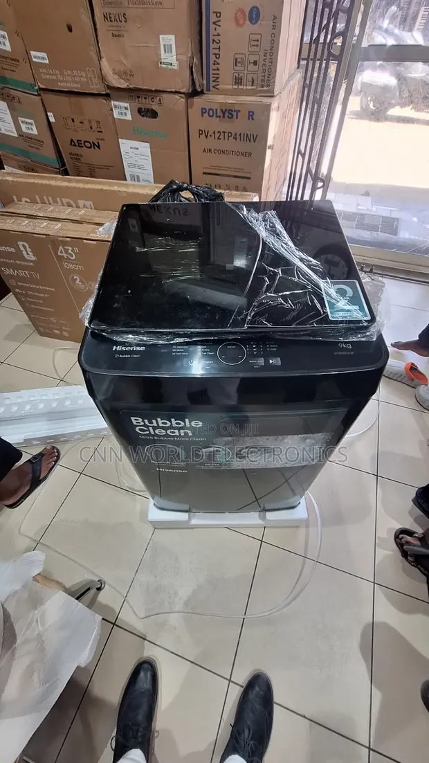 Sabon Hisense 9kg Full Automatic Top Load Washing Machine - 1