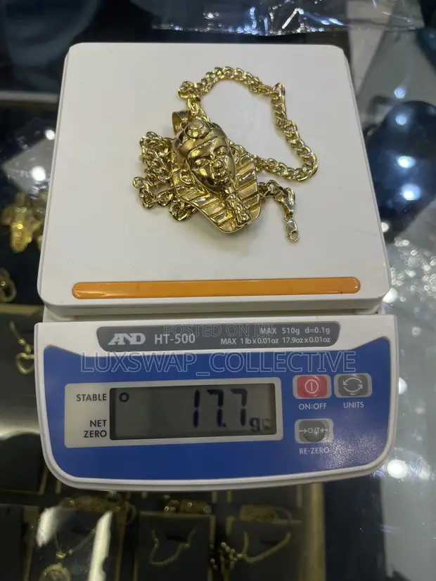 Cuban Chain & Pharaoh Pendant - 1