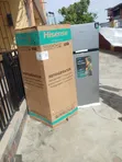 Brand New Hisense 205L Double Door Refrigerator - Silver - 2