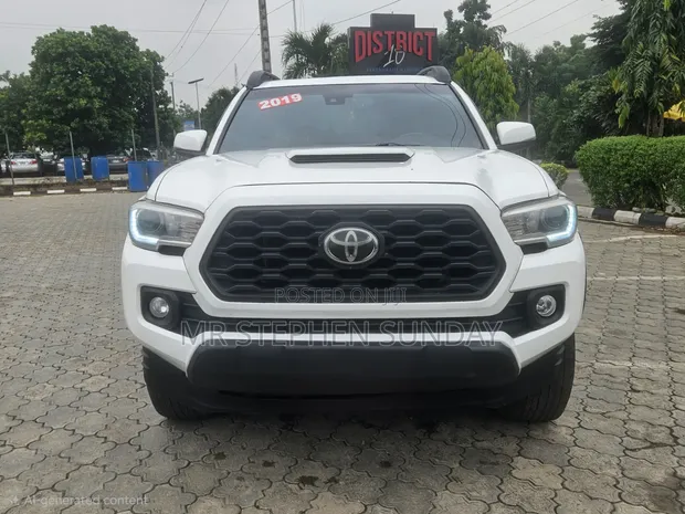 2019 Toyota Tacoma TRD Pro White - 1