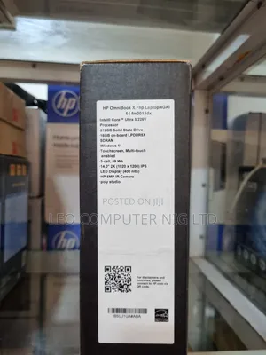 New HP OmniBook X Flip 14" Laptop - Intel Core Ultra 5, 16GB RAM, 512GB SSD