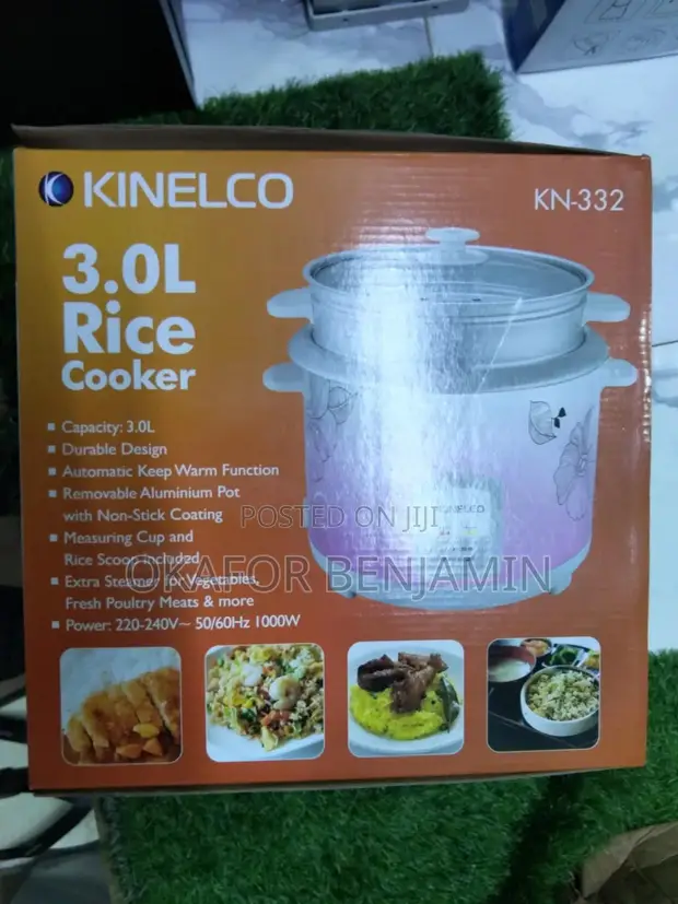 Brand New Kinelco 3L Rice Cooker - 1