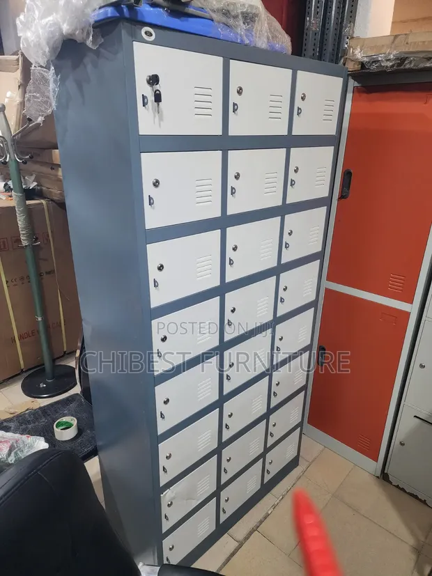 24-Door Staff Lockers for Valuables - 1