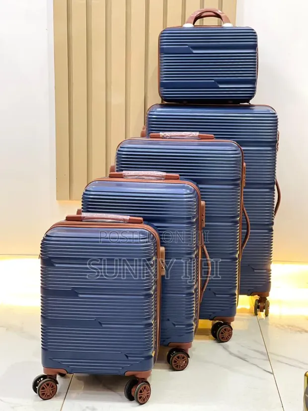 Wanda Polo Luggage Set - 5 Pieces, Blue - 1
