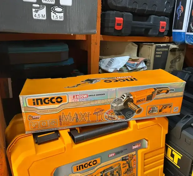 INGCO 2400W 9-Inch Masana'antar Angle Grinder (AG24008) - 1