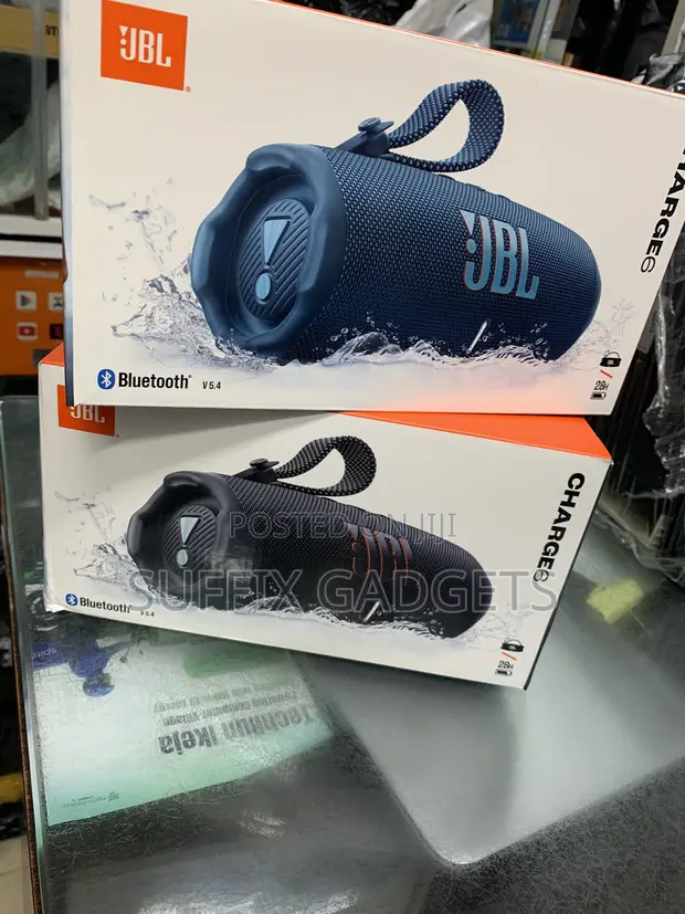JBL Charge 6 Portable Bluetooth Speaker - 1