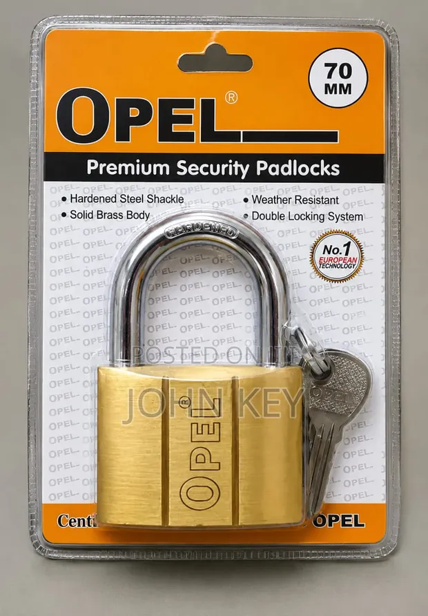 Opel Original Brass Padlock - 1