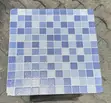 Premium Blue Mix Ceramic Pool Tiles - 2