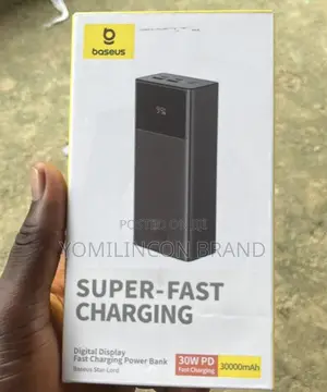 Baseus Star-Lord 30000mAh Power Bank Mai Nuni na Digital 30W