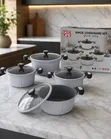 UCC Life 10-Piece Granite Coating Cookware Set - 2