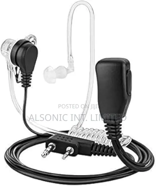 Baofeng Walkie Talkie Earpiece with Mic Acoustic Tube - 1