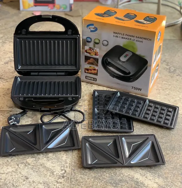 Rashnik 3-in-1 Sandwich Maker (Non-Stick) - 1