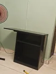 Black MDF Storage Cabinet - 3