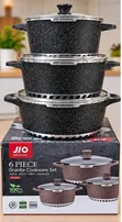 JIO Original 6-Piece Granite Cookware Set - 1