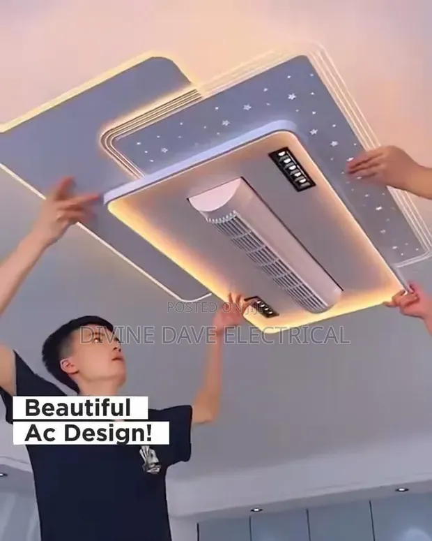 Fan Flush AC Design Hasken Rufi - 1