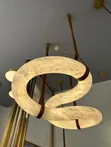 Alabaster Infinity Pendant Chandelier - 1