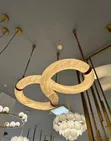 Alabaster Infinity Pendant Chandelier - 2