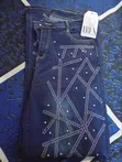 Styled Palazzo Jeans - Blue, Size L - 3