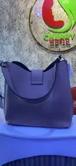 Luella Grey Classic Brown Leather Handbag - 1