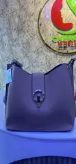 Luella Grey Classic Brown Leather Handbag - 2