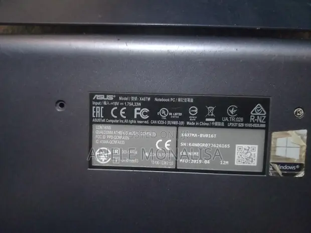 Asus X409JA Laptop - Intel Core i3, 4GB RAM, 500GB HDD+SSD - 1