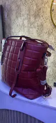 Via Victoria Classic Tote Bag - Burgundy - 2