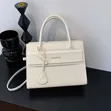 Zynabs Collection Black Patent Leather Handbag - 1