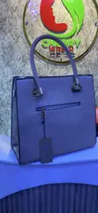 HSN Vogue Handbag - Brown Suede - 1