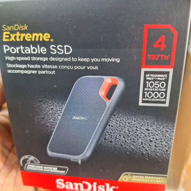 SanDisk Extreme Portable SSD 4TB - 1