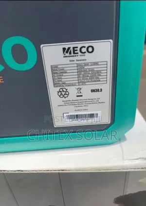 Meco Solar Generator - Sabon Abu