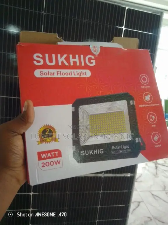 SUKHIG 200W Hasken Wuta na Rana - 1