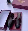 Degaudagé Men's Premium Leather Slip-On Sandals - Made in Italy - 1
