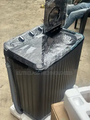 LG P800R3AGNC Semi-Automatic Twin Tub Mai Wanke Kayan Wanka - Baƙi
