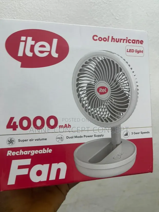 Fan Mai Ɗaukar Baturi Mai Haske - 1