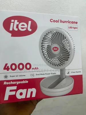 Fan Mai Ɗaukar Baturi Mai Haske