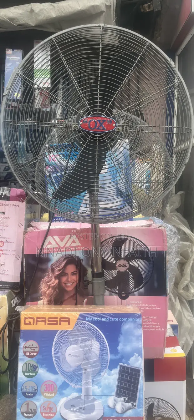 18" OX Industrial Standing Fan - 1