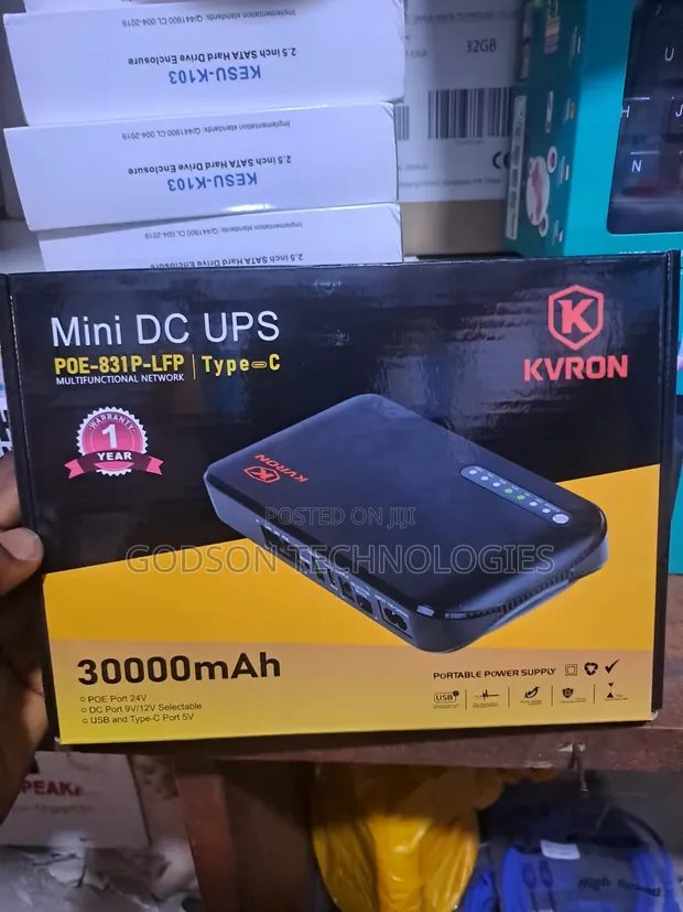 Kvron Mini DC UPS Nauyin Type-C - 1