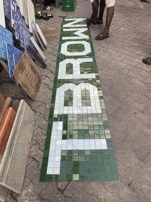 Custom Mosaic Name Art